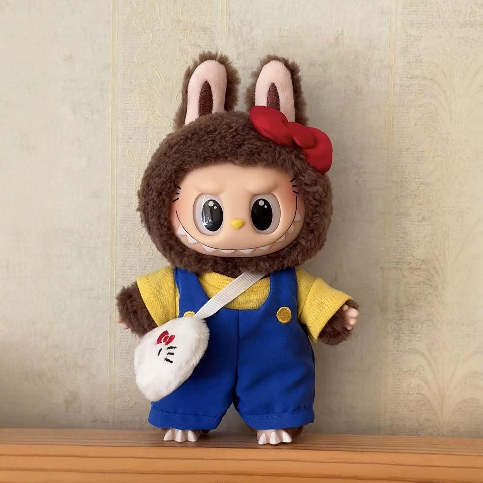 Cute Cartoon Cat-themed Eye Mask Suspender Trousers for 17cm V1 V2 V3 Labubu Mini Plush Dolls Fashion Costumes Dolls Accessories
Cute Cartoon Cat-themed Eye Mask Suspender Trousers for 17cm V1 V2 V3 Labubu Mini Plush Dolls Fashion Costumes Dolls Accessories
