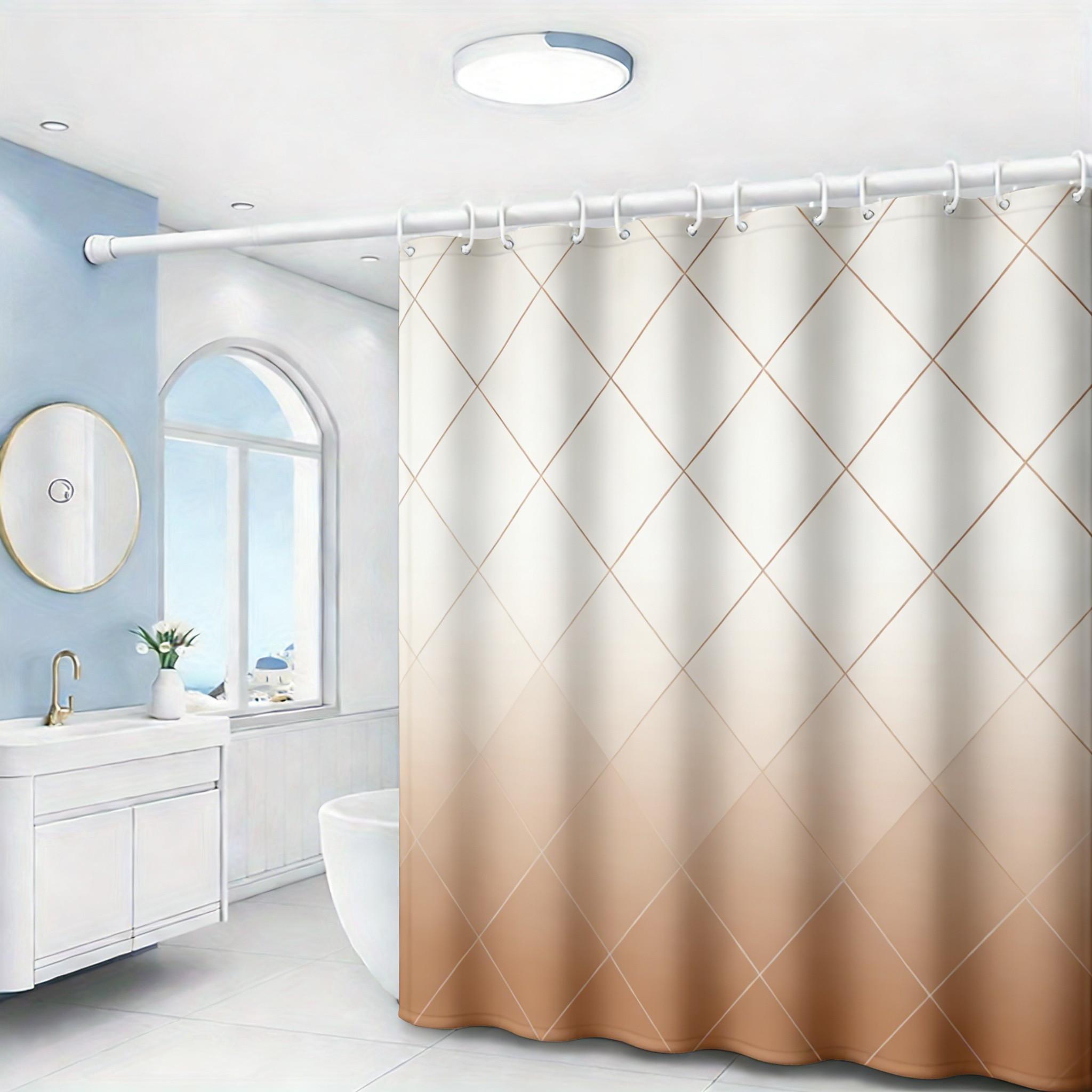 Beige Gradient Dot Pattern Waterproof Shower Curtain For Bathroom Decor W60H190(CM)-1 Pcs
Beige Gradient Dot Pattern Waterproof Shower Curtain For Bathroom Decor W60H190(CM)-1 Pcs