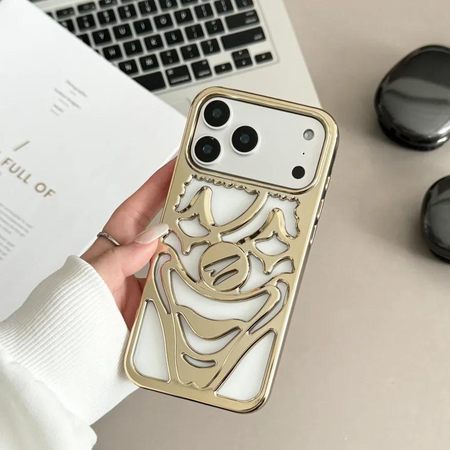 Новый 3D чехол для телефона с рисунком клоуна для IPhone 17 Air 16 14 13 12 15 17 Pro Max Модный полый тонкий ударопрочный защитный мягкий чехол iPhone 15
Новый 3D чехол для телефона с рисунком клоуна для IPhone 17 Air 16 14 13 12 15 17 Pro Max Модный полый тонкий ударопрочный защитный мягкий чехол iPhone 15