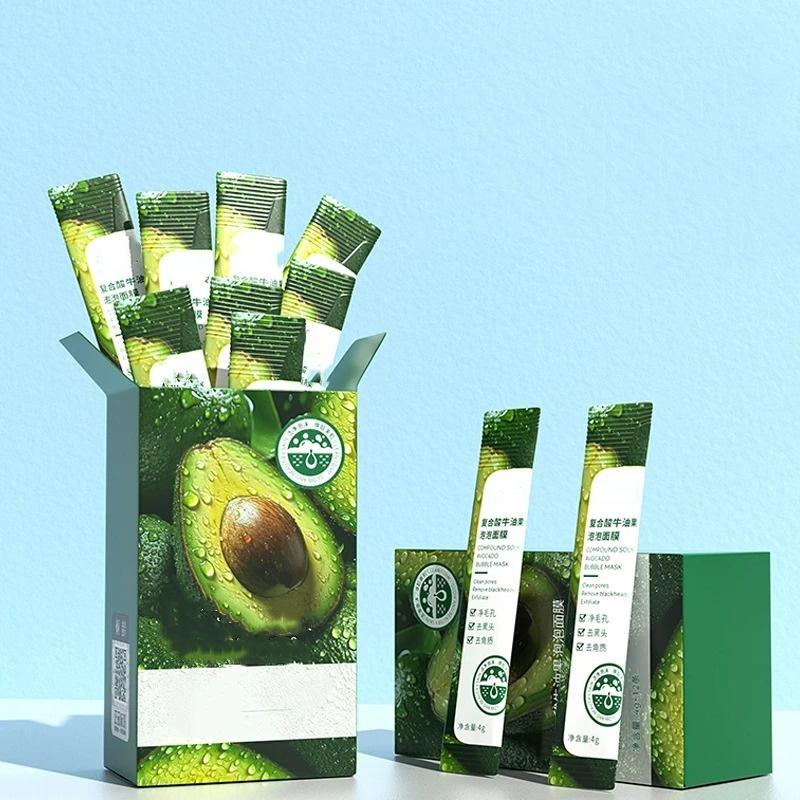 Compound Acid Avocado Bubble Mask, Deep Cleansing Clay Mask with Triple Acid & Avocado Extract, Remove Blackheads&Acne, Shrink Pores, Fade Acne Marks 5 box*12pcs
Compound Acid Avocado Bubble Mask, Deep Cleansing Clay Mask with Triple Acid & Avocado Extract, Remove Blackheads&Acne, Shrink Pores, Fade Acne Marks 5 box*12pcs