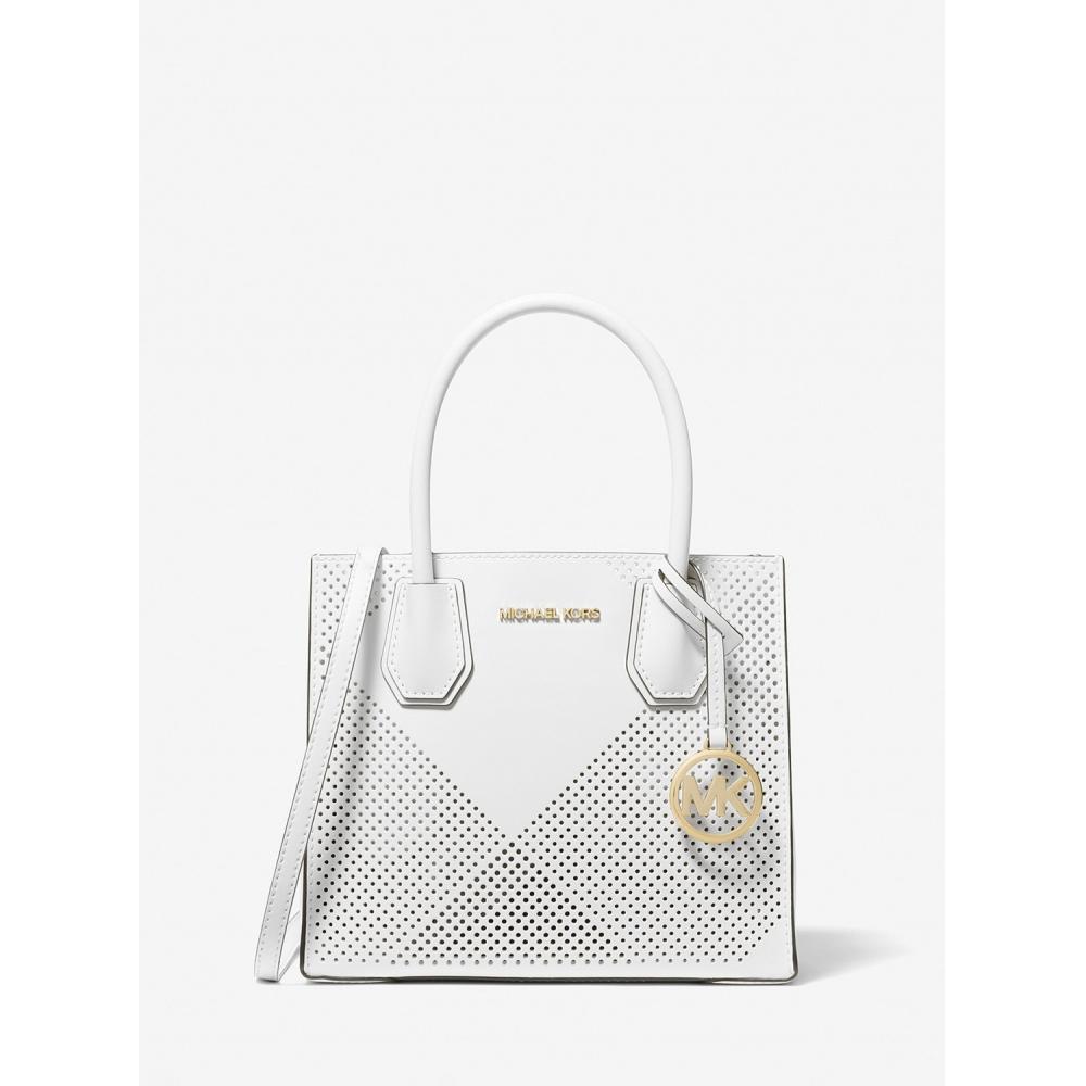 СУМКА-ШОППЕР MICHAEL KORS MERCER СРЕДНЯЯ СУМКА-ШОППЕР С ПЕРФОРАЦИЕЙ 35T4GM9M2Y1999 БЕЛАЯ ОПТИЧЕСКАЯ 
СУМКА-ШОППЕР MICHAEL KORS MERCER СРЕДНЯЯ СУМКА-ШОППЕР С ПЕРФОРАЦИЕЙ 35T4GM9M2Y1999 БЕЛАЯ ОПТИЧЕСКАЯ