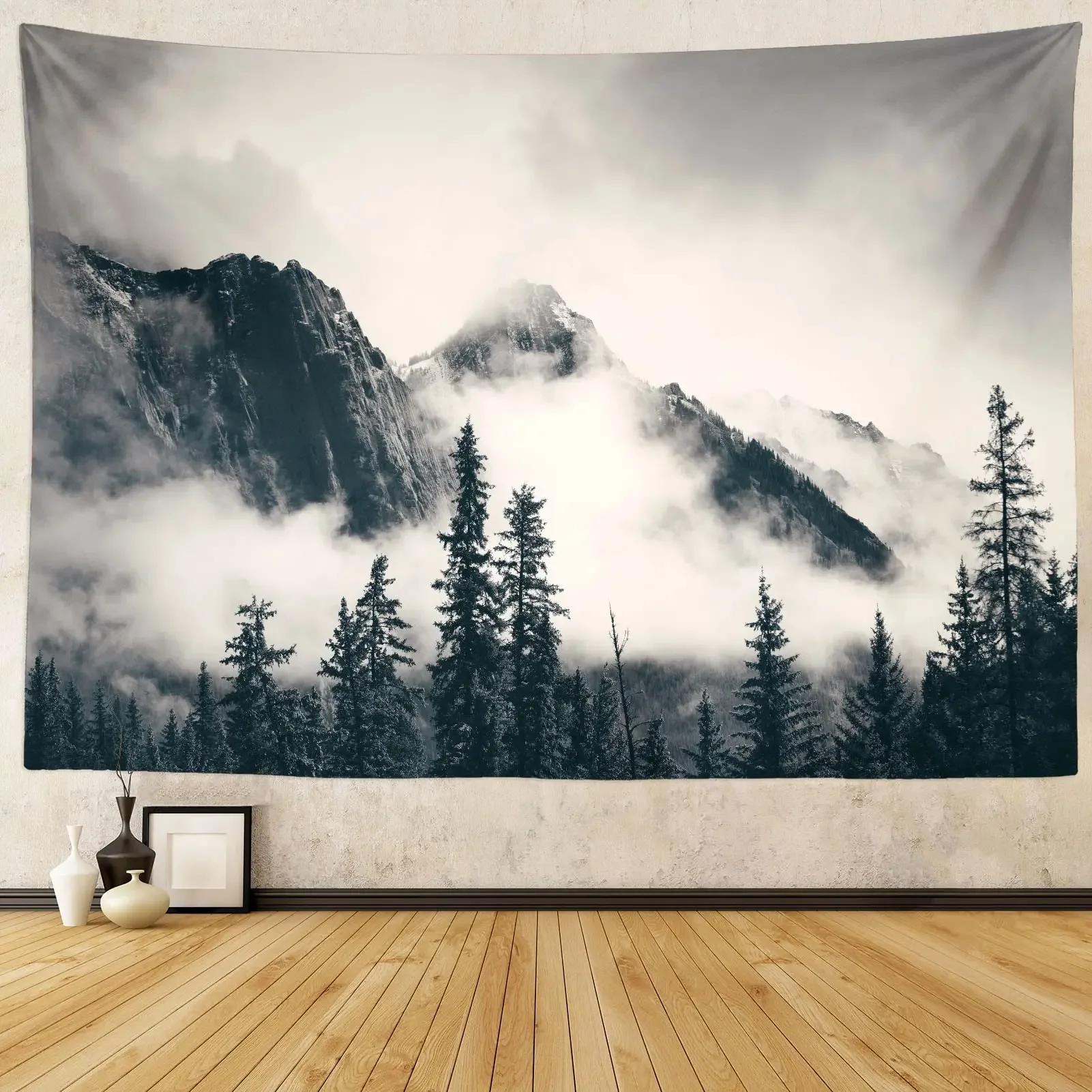 Fog Mountain Forest Tapestry Misty Forest Nature Woodland Aesthetic Tapestry Wall Hanging Art for Bedroom Living Dorm Decor 74x94cm(29x37in)
Fog Mountain Forest Tapestry Misty Forest Nature Woodland Aesthetic Tapestry Wall Hanging Art for Bedroom Living Dorm Decor 74x94cm(29x37in)