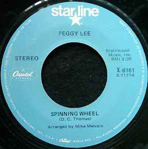 7inch Record PEGGY LEE - Spinning Wheel / Is That All There X6161 CAPITOL US Jazz Used
7inch Record PEGGY LEE - Spinning Wheel / Is That All There X6161 CAPITOL US Jazz Used