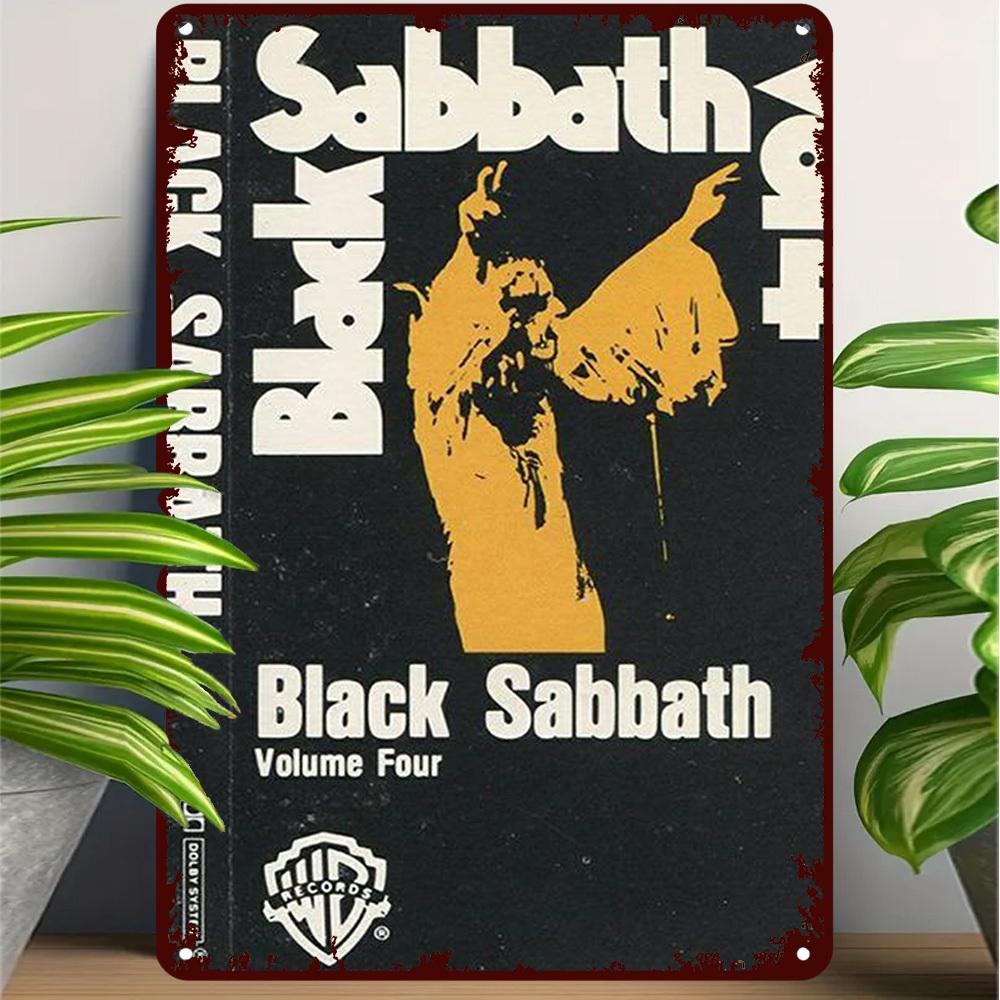 Volume Four Винтажная жестяная табличка - Black Sabbath Водонепроницаемое настенное искусство - Вертикальный плакат с альбомом с веревкой/цепочкой для подвешивания 20x30cm(7.8x11.8inch)
Volume Four Винтажная жестяная табличка - Black Sabbath Водонепроницаемое настенное искусство - Вертикальный плакат с альбомом с веревкой/цепочкой для подвешивания 20x30cm(7.8x11.8inch)
