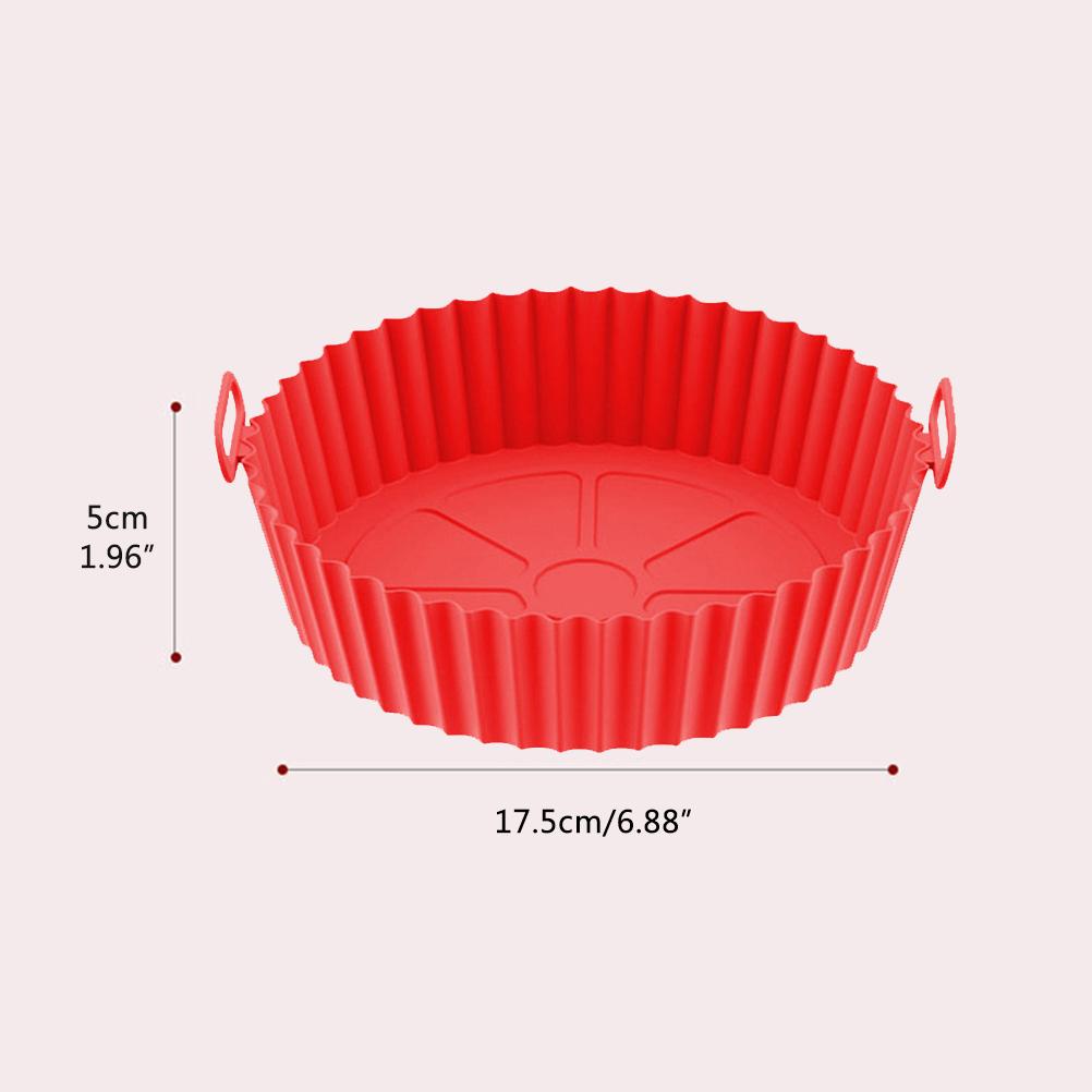 Air Fryer Silicone Pots Reusable Silicone Air Fryer Liner Basket High Temperature Resistance Food Grade Silicone Liner
Air Fryer Silicone Pots Reusable Silicone Air Fryer Liner Basket High Temperature Resistance Food Grade Silicone Liner