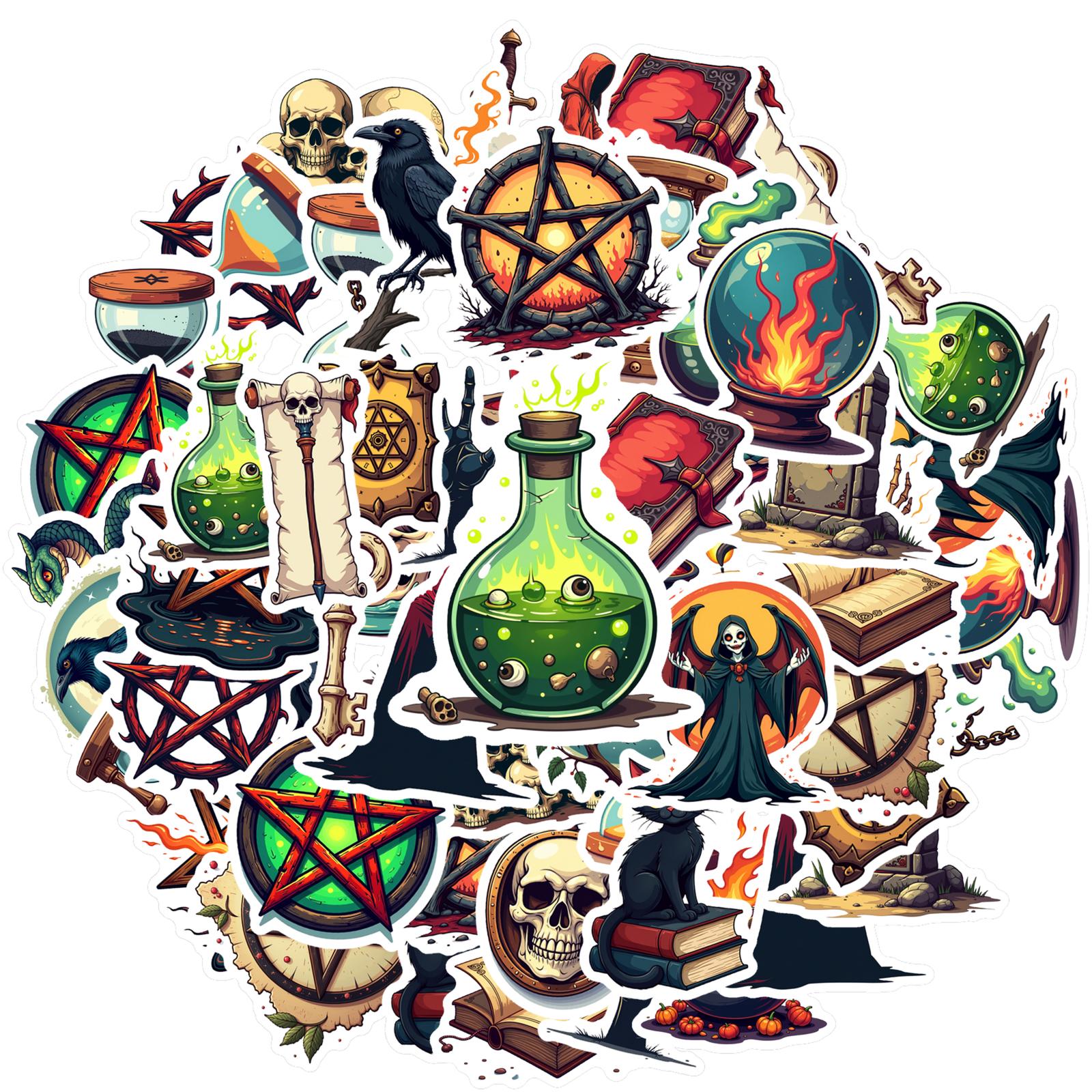 Dark Occult Decals Vintage Witchcraft Decals Stickers For Suitcase Car Sticker Phone
Dark Occult Decals Vintage Witchcraft Decals Stickers For Suitcase Car Sticker Phone