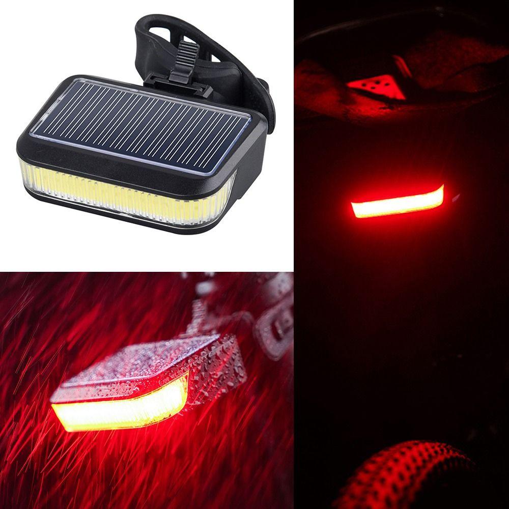Black Solar Warning Taillight Red Lighting Cycling Warning Lamp Bicycle Tail Lights Night Lighting
Black Solar Warning Taillight Red Lighting Cycling Warning Lamp Bicycle Tail Lights Night Lighting