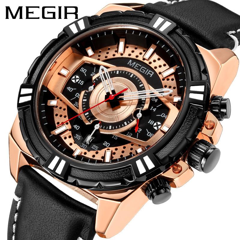 Брендовые часы Megir Megir Watch мужские спортивные часы из натуральной кожи Мужские кварцевые часы 2118
Брендовые часы Megir Megir Watch мужские спортивные часы из натуральной кожи Мужские кварцевые часы 2118