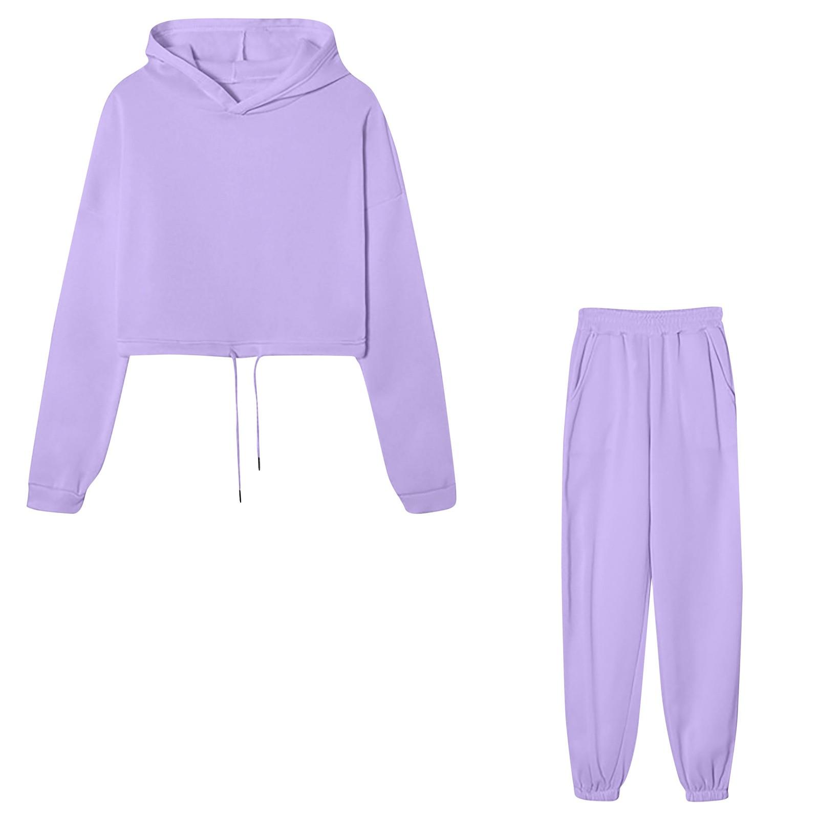 Women s Sports Fashion Color Hoodie Casual Two-piece Set S фіолетовий
Women s Sports Fashion Color Hoodie Casual Two-piece Set S фіолетовий