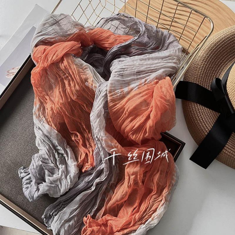 Шарф из хлопка и льна с эффектом постепенного изменения цвета, синий осенне-зимний шарф с ретро-принтом, женская длинная плиссированная шаль 180
Шарф из хлопка и льна с эффектом постепенного изменения цвета, синий осенне-зимний шарф с ретро-принтом, женская длинная плиссированная шаль 180