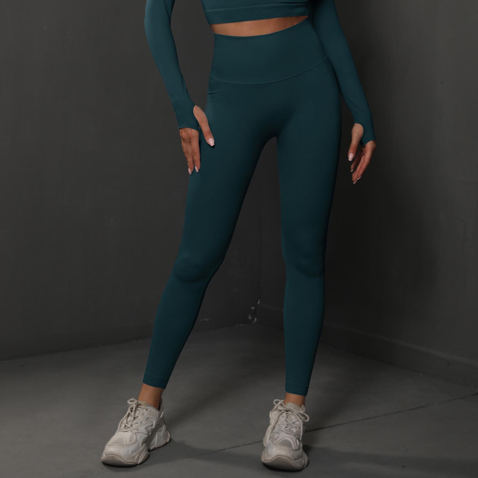 Модні жіночі безшовні однотонні штани для йоги з високою талією. Штани для бігу L
Модні жіночі безшовні однотонні штани для йоги з високою талією. Штани для бігу L