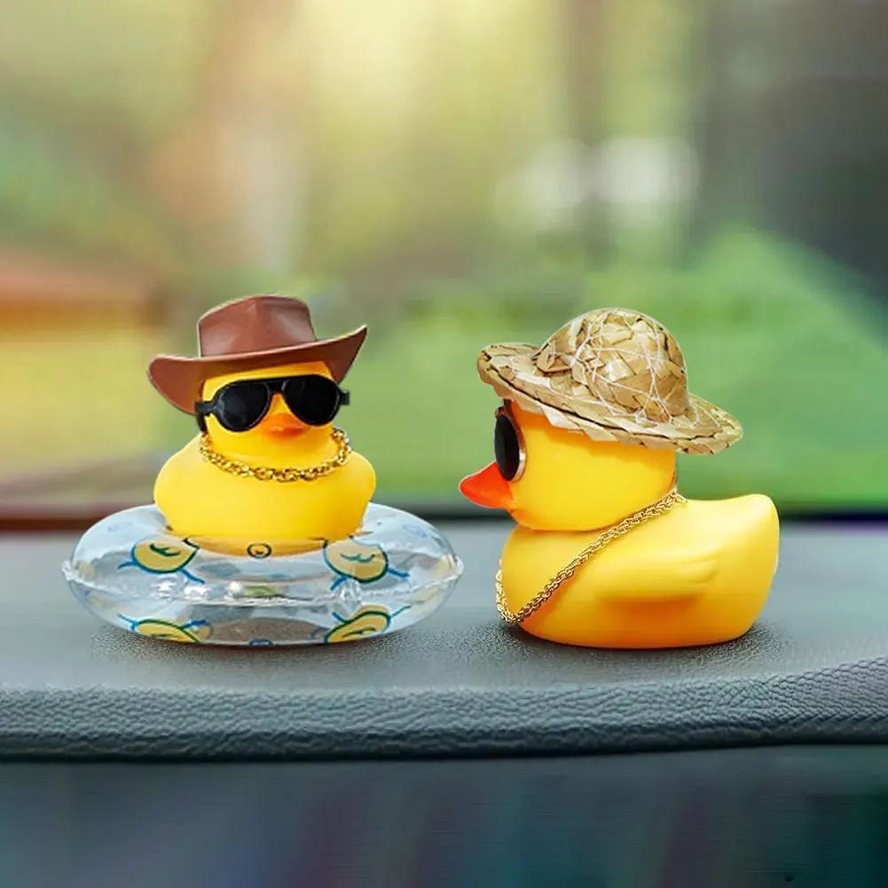 Summer Swimming Ring Yellow Rubber Duck Car Ornament Decor Cute Squeak Duckies Ornaments Interior Home Decoration Accessories
Summer Swimming Ring Yellow Rubber Duck Car Ornament Decor Cute Squeak Duckies Ornaments Interior Home Decoration Accessories
