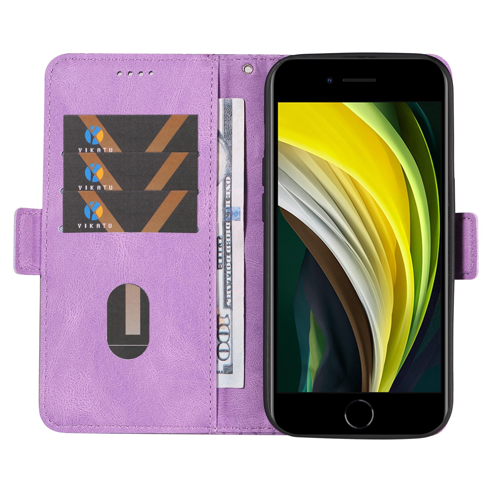 For iPhone 6/6s/7/8/SE (2020)/SE (2022) Rhombus Imprinted Stand Cover Color Splicing Phone Leather Wallet Case Purple
For iPhone 6/6s/7/8/SE (2020)/SE (2022) Rhombus Imprinted Stand Cover Color Splicing Phone Leather Wallet Case Purple