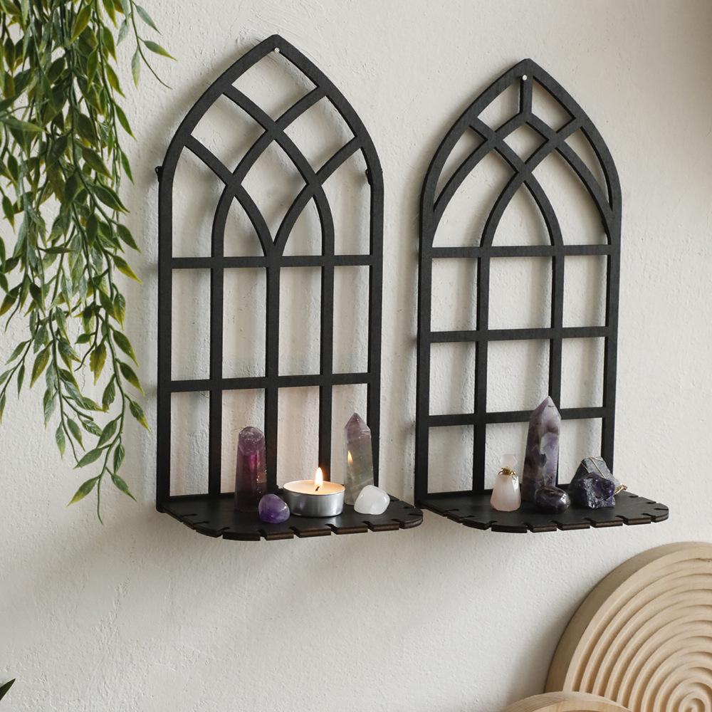 Baroque Spliced Door & Window Candlestick Wall Shelf - Elegant Home Decor Handicraft 30x16cm
Baroque Spliced Door & Window Candlestick Wall Shelf - Elegant Home Decor Handicraft 30x16cm