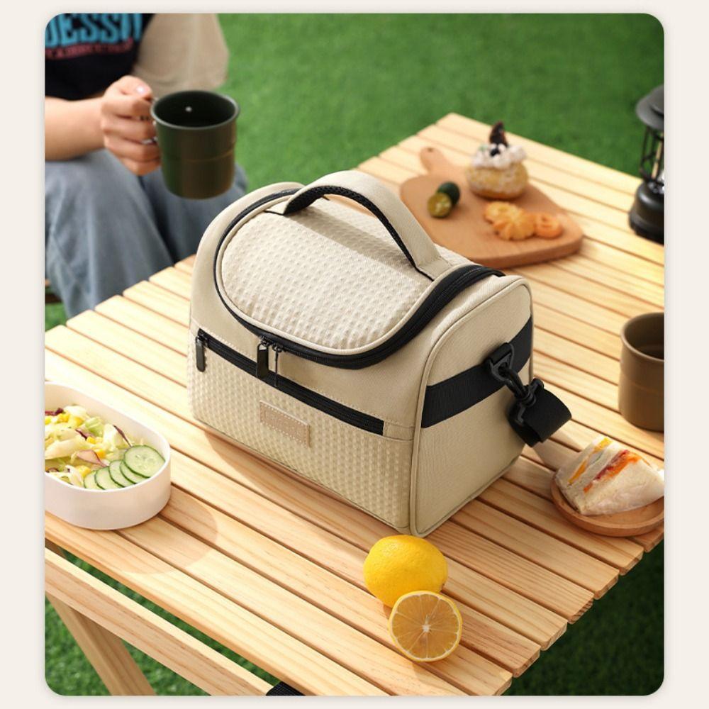 Zipper Lunch Tote Bag Large Capacity Tote Food Container Multifunctional Handle Lunch Box School кофейный
Zipper Lunch Tote Bag Large Capacity Tote Food Container Multifunctional Handle Lunch Box School кофейный