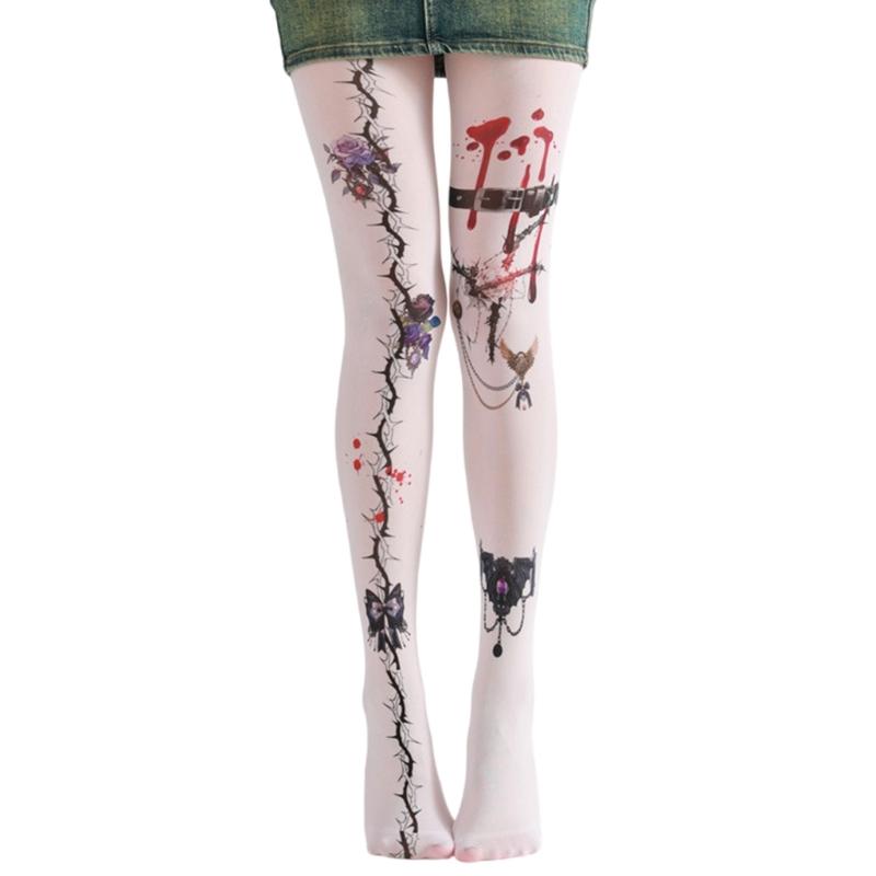 Opaque Footed Tights High Waist Pantyhose Control Top Tights Thigh High Stockings Halloween Stockings for Womens 1 білий
Opaque Footed Tights High Waist Pantyhose Control Top Tights Thigh High Stockings Halloween Stockings for Womens 1 білий