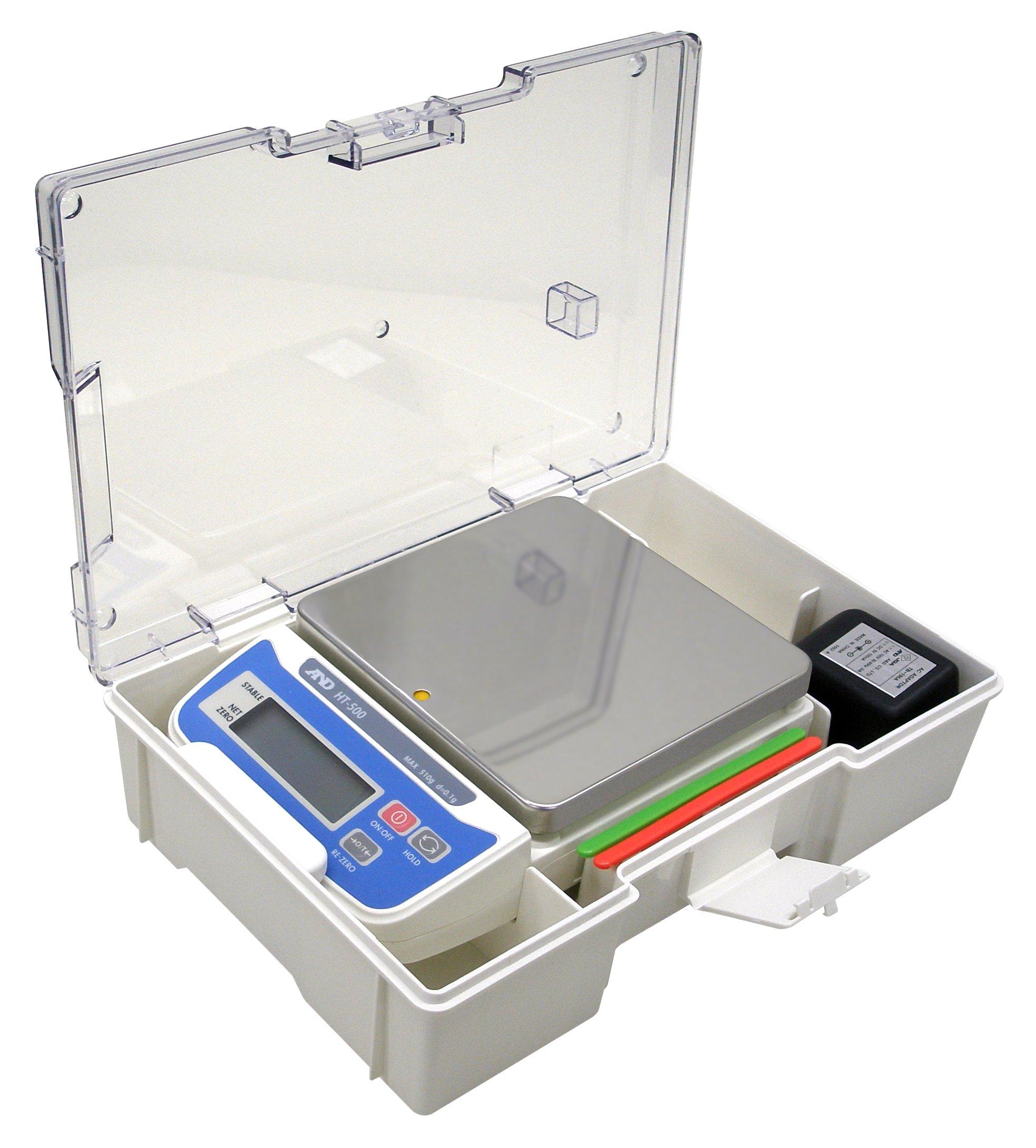 A&D Digital Scale HT-500-JAC (Capacity: 510g, Minimum Display: 0.1g, Pan Dimensions: 132(W) x 130(D)mm, Uncertified)
A&D Digital Scale HT-500-JAC (Capacity: 510g, Minimum Display: 0.1g, Pan Dimensions: 132(W) x 130(D)mm, Uncertified)
