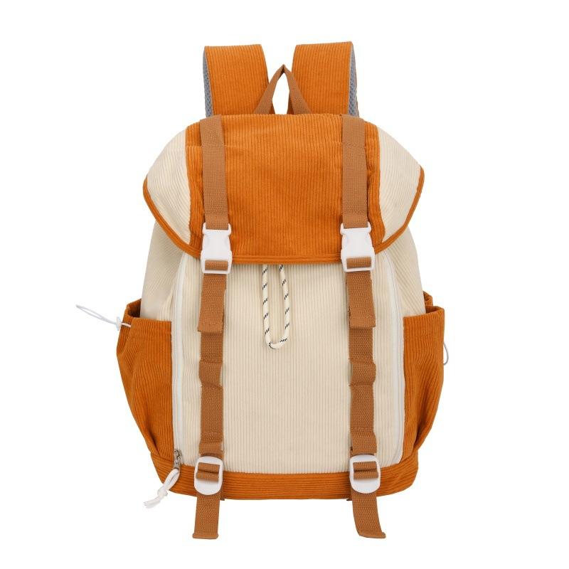 Vintage Corduroy Color-Block Backpack for Girls, Artsy Style, Suitable for Students, Outdoor Leisure, Travel Backpack for Women жовтий
Vintage Corduroy Color-Block Backpack for Girls, Artsy Style, Suitable for Students, Outdoor Leisure, Travel Backpack for Women жовтий
