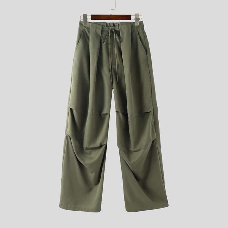 INCERUN Мужские повседневные длинные широкие брюки с оборками на кулиске и молнии на талии, с карманами 5XL армия зеленый
INCERUN Мужские повседневные длинные широкие брюки с оборками на кулиске и молнии на талии, с карманами 5XL армия зеленый