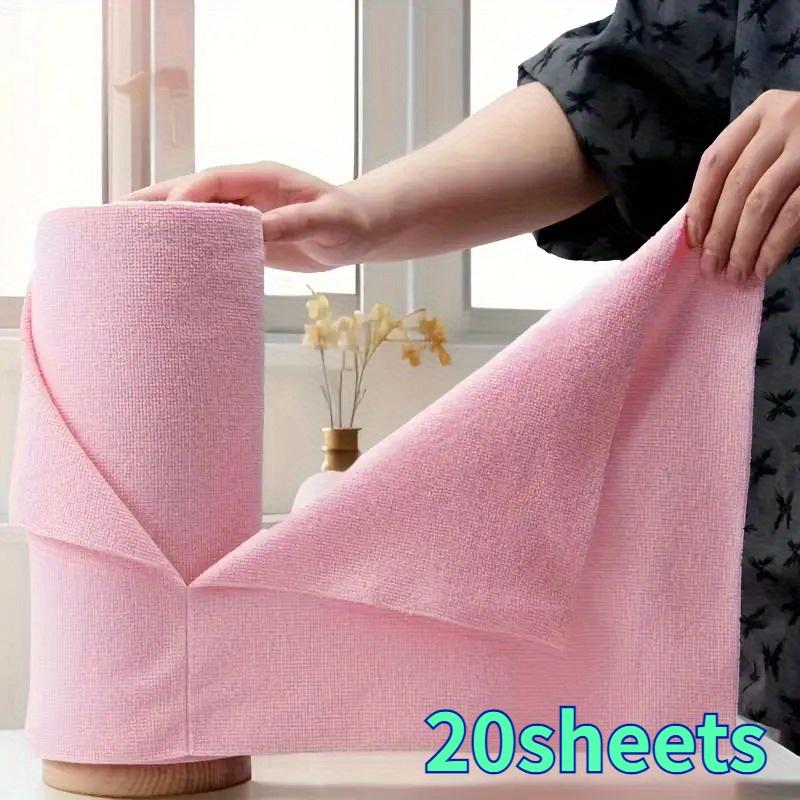 1 Roll (20/50 Sheets) Reusable Microfiber Cleaning Cloth - Washable Paper Towel Alternative for Kitchen Dish Wiping
1 Roll (20/50 Sheets) Reusable Microfiber Cleaning Cloth - Washable Paper Towel Alternative for Kitchen Dish Wiping