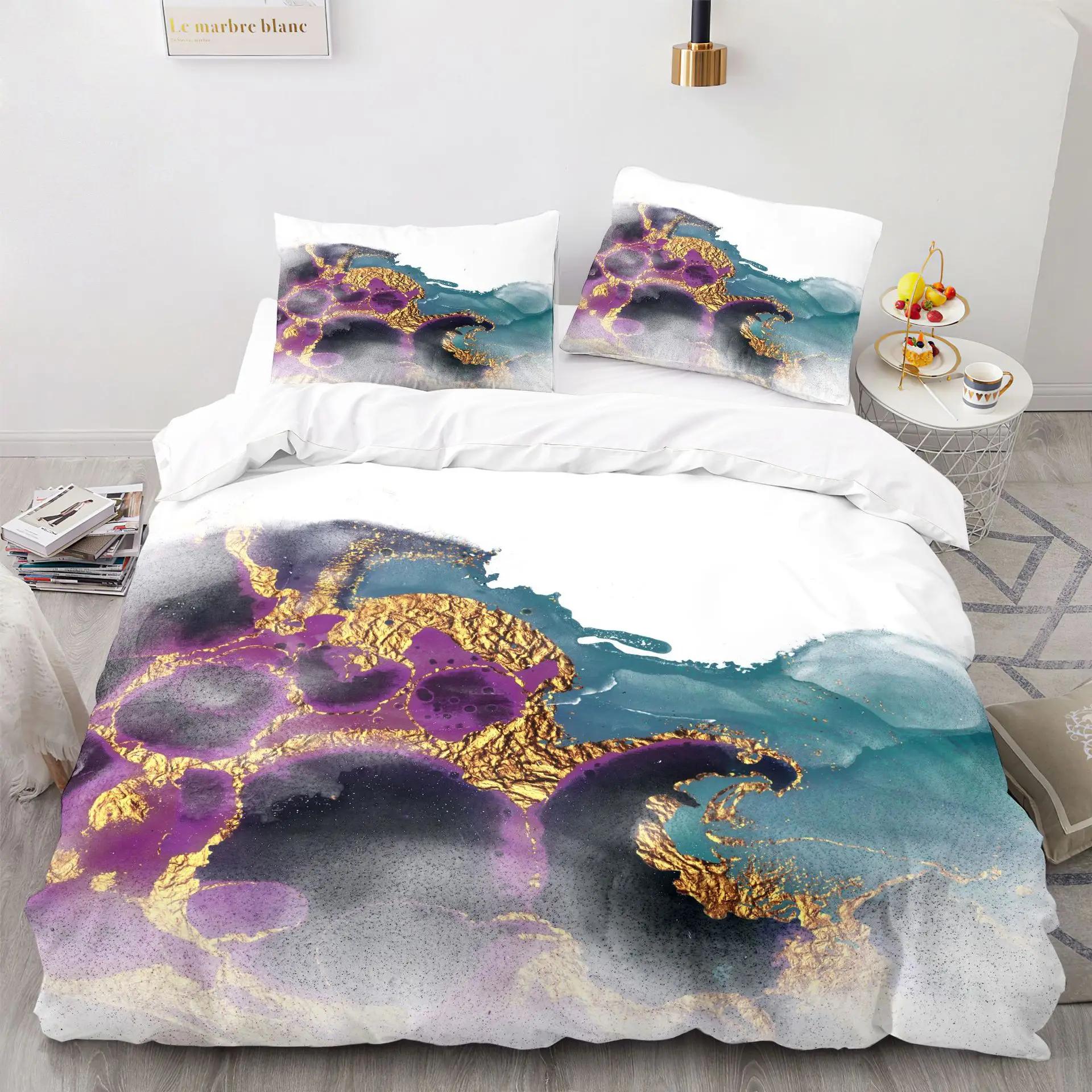 Modern Gold Blue Marble Soft Duvet Cover Women Kid Gift Gliter Abstract Marble Luxurious Ink plus Wash Art Theme Bedrom Decorations 135*200cm Eu-Single
Modern Gold Blue Marble Soft Duvet Cover Women Kid Gift Gliter Abstract Marble Luxurious Ink plus Wash Art Theme Bedrom Decorations 135*200cm Eu-Single