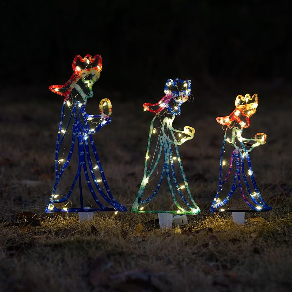 Fun 3 Kings Outdoor Christmas Ornament Rope Holiday Party Christmas Outdoor Garden Glowing Decorative
Fun 3 Kings Outdoor Christmas Ornament Rope Holiday Party Christmas Outdoor Garden Glowing Decorative
