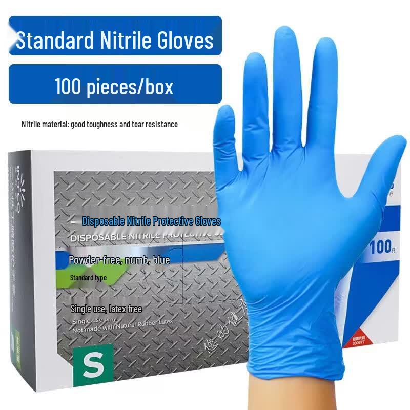 Abay Disposable Food Grade Thickened Blue Nitrile Gloves
Abay Disposable Food Grade Thickened Blue Nitrile Gloves