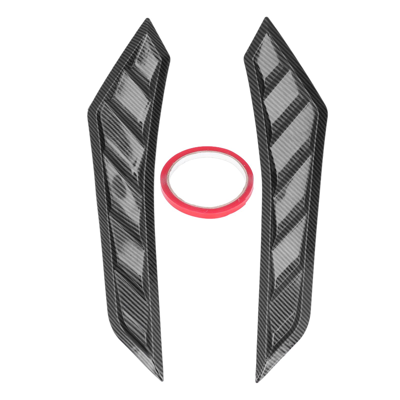2 Pcs Carbon Fiber Style Hood Vents Bonnet Cover Rubber Front Bonnet Vent Universal for Car
2 Pcs Carbon Fiber Style Hood Vents Bonnet Cover Rubber Front Bonnet Vent Universal for Car