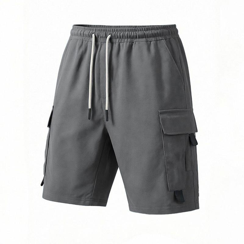 Spring and Summer Men s Shorts Overalls Solid Color Casual Splicing Drawstring Multi-pocket Pants S серый
Spring and Summer Men s Shorts Overalls Solid Color Casual Splicing Drawstring Multi-pocket Pants S серый