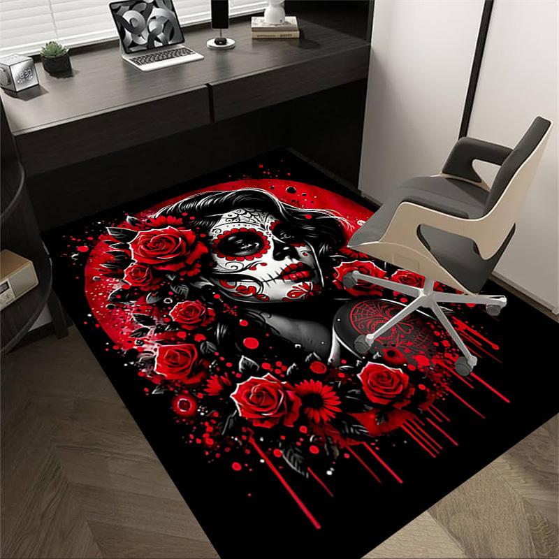 1PC Day of the Dead, Sugar Skull Non-Slip Floor Carpet Compatible for Office&Living Room&Bedroom&Dining room - Soft & Pattern, Vibrant Colors-H0380 60cm by 90cm
1PC Day of the Dead, Sugar Skull Non-Slip Floor Carpet Compatible for Office&Living Room&Bedroom&Dining room - Soft & Pattern, Vibrant Colors-H0380 60cm by 90cm