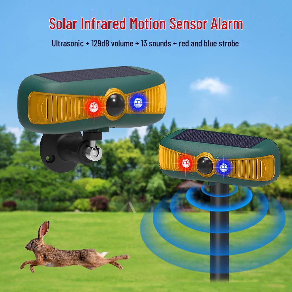 Ruosheng Solar Multi-Language Ultrasonic Rodent & Animal Repeller with Alarm Light N911Y Green Shell (Ultrasonic + Alarm Sound)
Ruosheng Solar Multi-Language Ultrasonic Rodent & Animal Repeller with Alarm Light N911Y Green Shell (Ultrasonic + Alarm Sound)