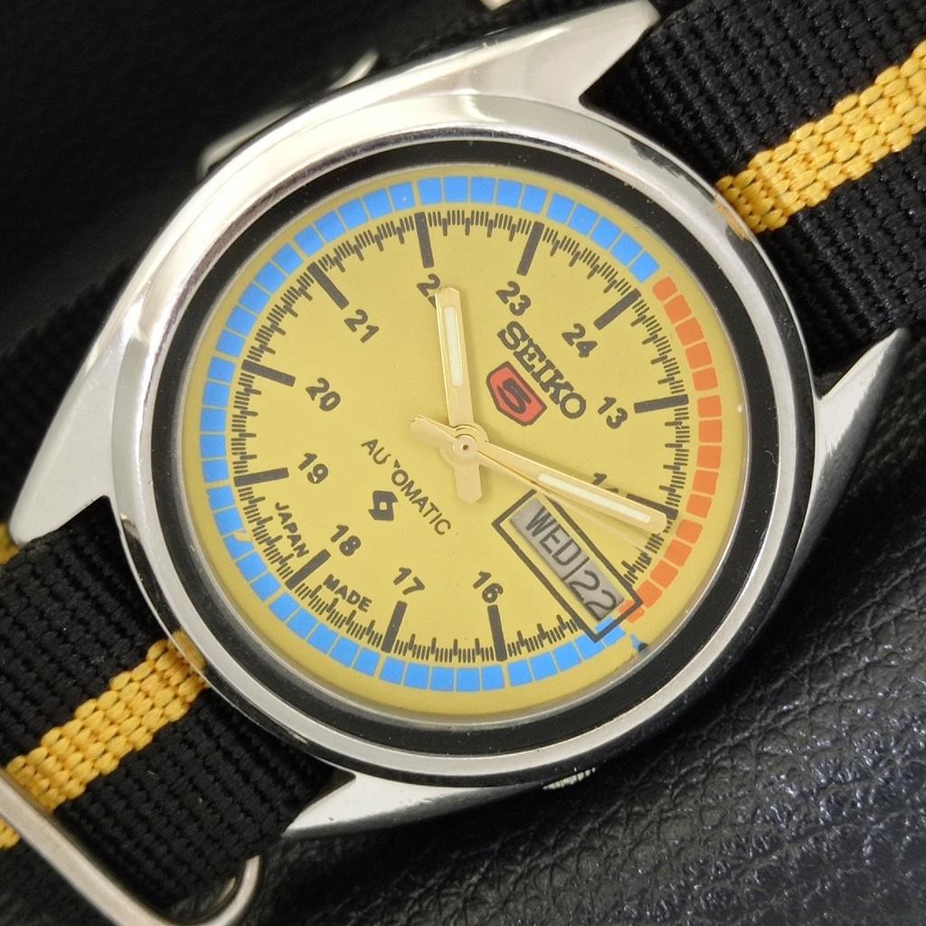 Б/У винтажные мужские часы SEIKO 5 AUTOMATIC 7009A из Японии с желтым циферблатом a433429-2 R116-a433429
Б/У винтажные мужские часы SEIKO 5 AUTOMATIC 7009A из Японии с желтым циферблатом a433429-2 R116-a433429