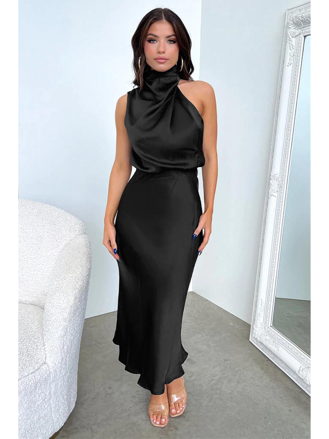 Элегантное атласное платье без рукавов весна/лето 2024: Стильная вечерняя одежда высокого класса однотонного цвета 5XL
Элегантное атласное платье без рукавов весна/лето 2024: Стильная вечерняя одежда высокого класса однотонного цвета 5XL