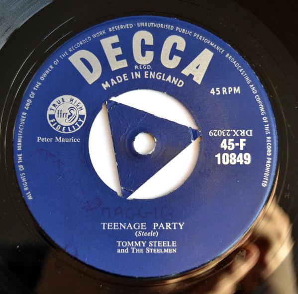 7inch Record TOMMY STEELE & THE STEELMEN - Knee Deep In The Blues 45F10849 Decca 1957 UK Rock Used
7inch Record TOMMY STEELE & THE STEELMEN - Knee Deep In The Blues 45F10849 Decca 1957 UK Rock Used