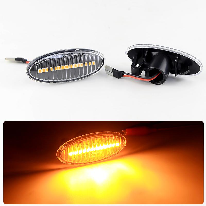 2pc For Nissan X-trail Qashqai Cube Juke Leaf Evalia Note Renault Smart FORFOUR Crystal LED Turn Signal Lamp Side Marker Light
2pc For Nissan X-trail Qashqai Cube Juke Leaf Evalia Note Renault Smart FORFOUR Crystal LED Turn Signal Lamp Side Marker Light