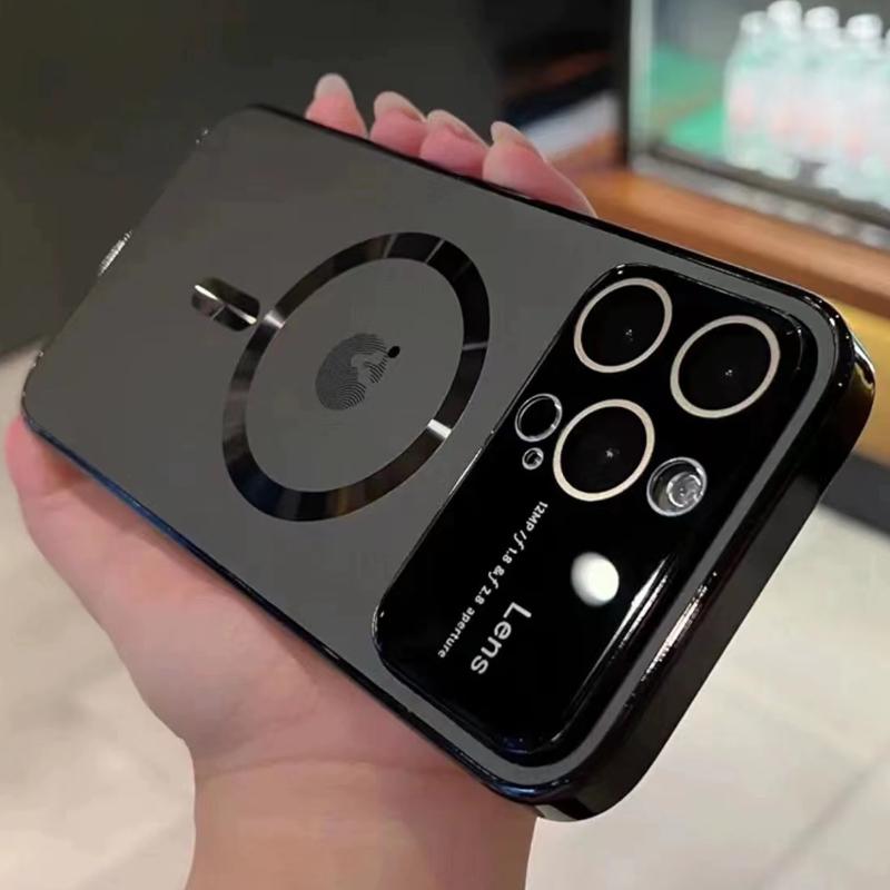 Роскошный матовый чехол из закаленного стекла Magsafe AG для iPhone 14 Plus 13 12 Pro Max с беспроводной зарядкой, большой объектив камеры, чехол для телефона
Роскошный матовый чехол из закаленного стекла Magsafe AG для iPhone 14 Plus 13 12 Pro Max с беспроводной зарядкой, большой объектив камеры, чехол для телефона
