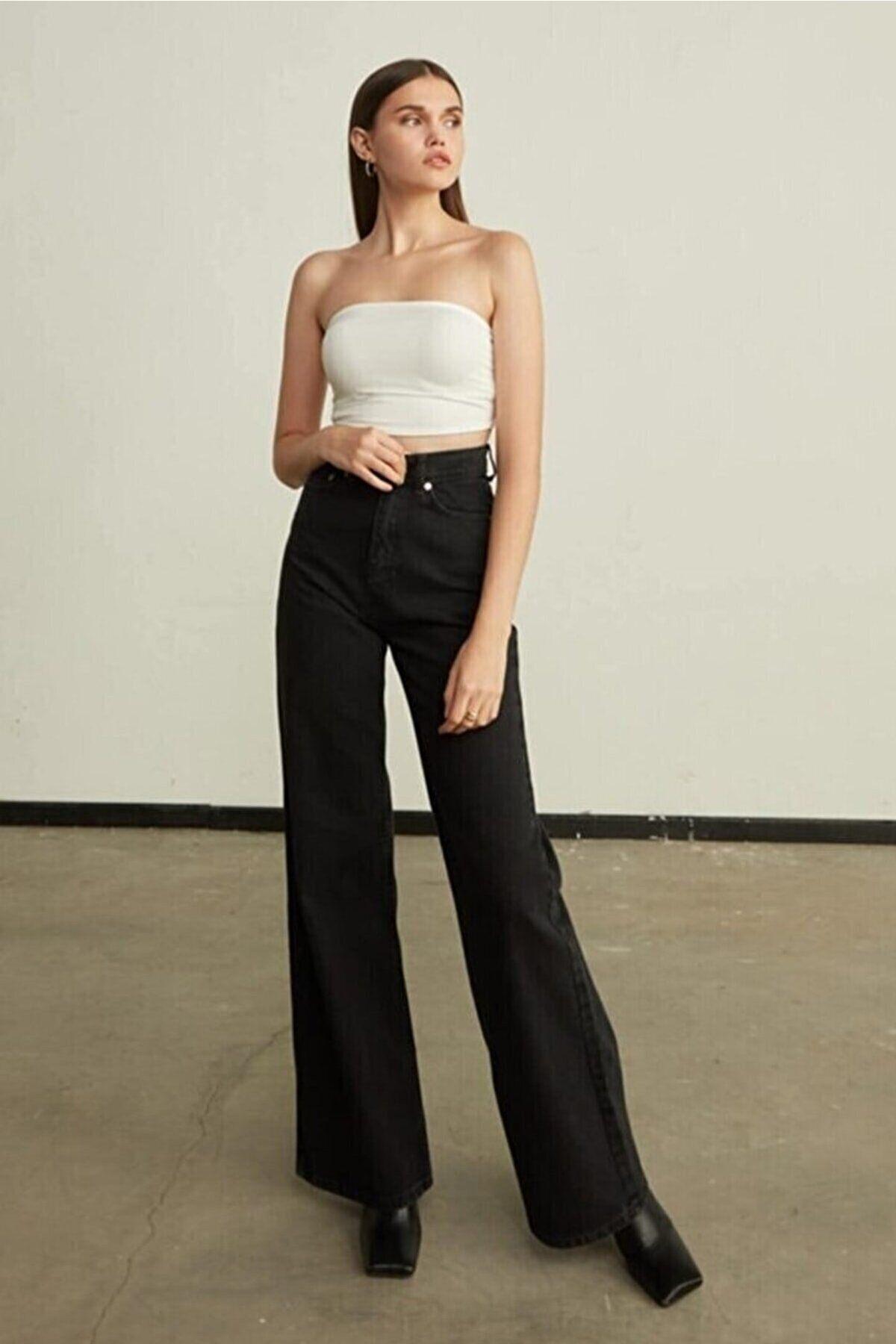 Women s Fashion Big Size jeans Black Lycra Super High Waist Wide Leg Loose Jeans (Buy 1 Size Larger) L
Women s Fashion Big Size jeans Black Lycra Super High Waist Wide Leg Loose Jeans (Buy 1 Size Larger) L