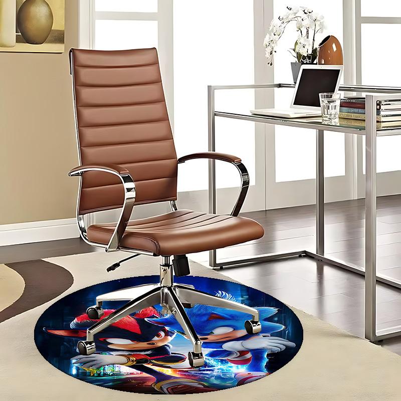 1pc Sonic the Hedgehog & Shadow the Hedgehog Anime Design Round Carpet - Office Chair Mat, Non-Slip Rug for Home Decor, Living Room 80cm
1pc Sonic the Hedgehog & Shadow the Hedgehog Anime Design Round Carpet - Office Chair Mat, Non-Slip Rug for Home Decor, Living Room 80cm
