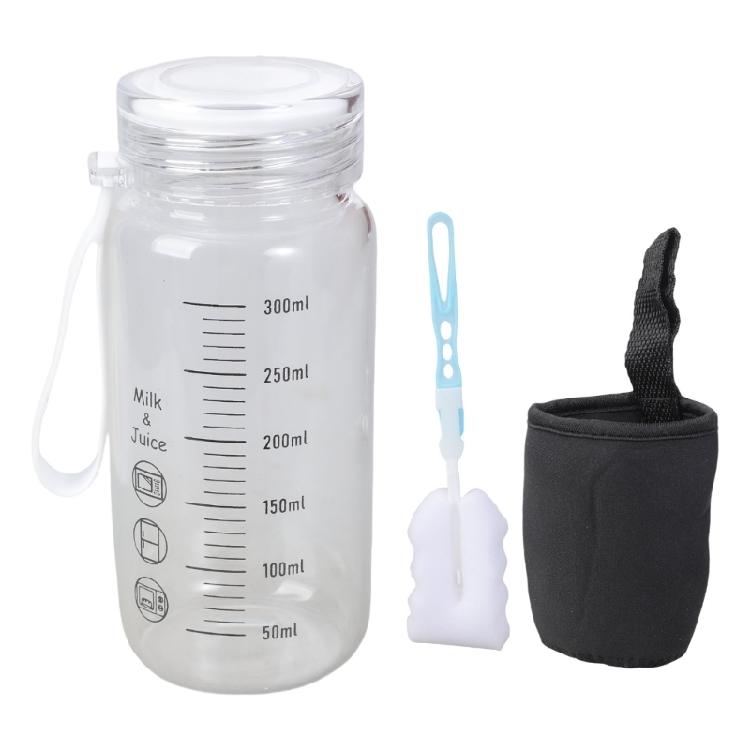 Microwave Safe Glass Bottle 300ml with Cup Sleeve and Lid Heat Resistant Water Container Practical Beverage Drinkware
Microwave Safe Glass Bottle 300ml with Cup Sleeve and Lid Heat Resistant Water Container Practical Beverage Drinkware