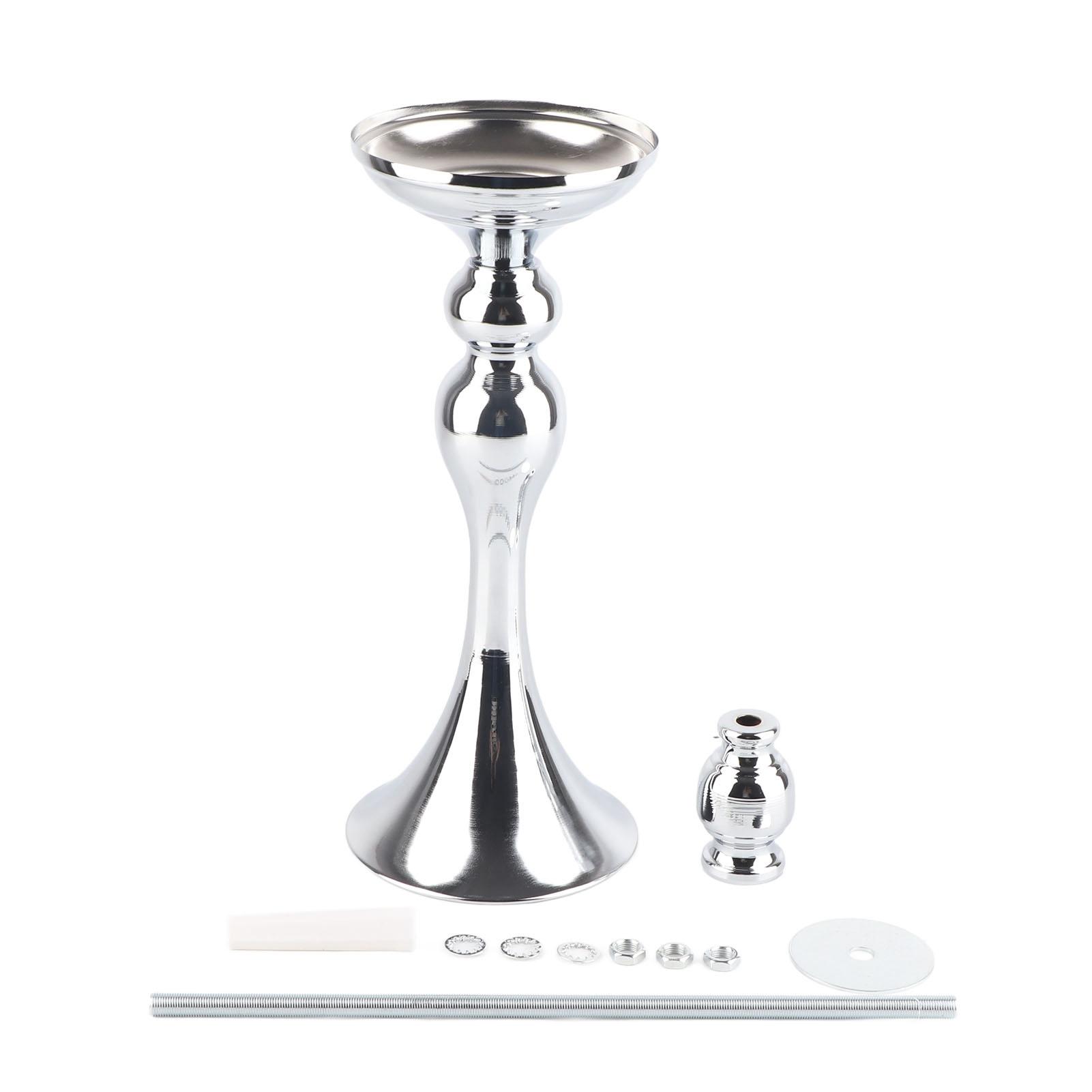 Flower Arrangement Stand Exquisite Workmanship Simple Modern Silver Candle Holders for Weddings
Flower Arrangement Stand Exquisite Workmanship Simple Modern Silver Candle Holders for Weddings
