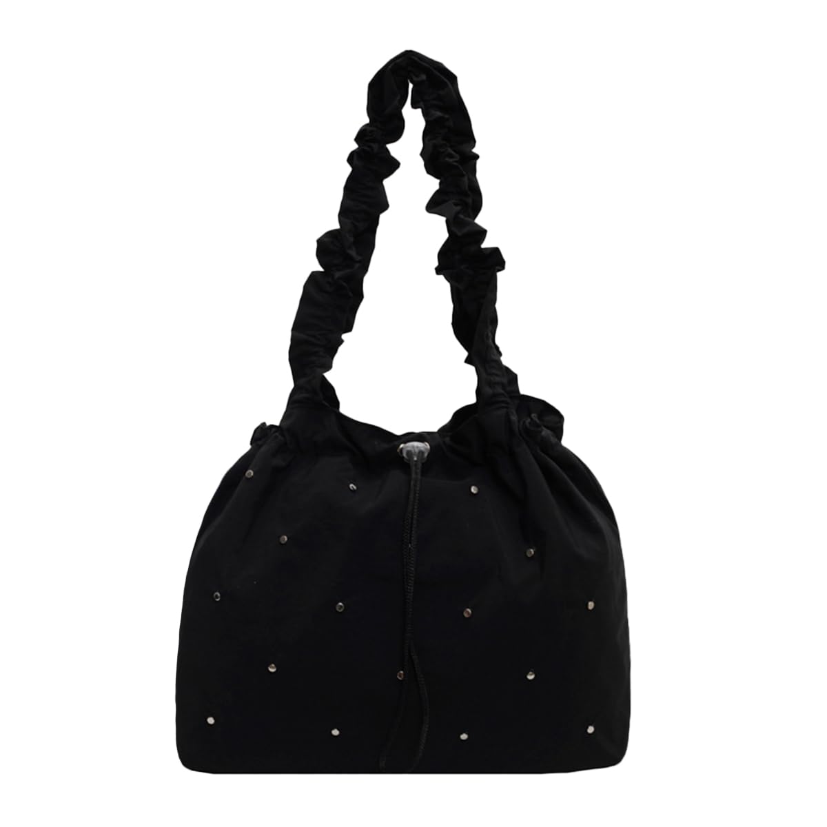 Gisele Women s Large Capacity Nylon Tote Bag, A4 Size, Lightweight, Shoulder Strap, Gathered Dot Pattern, Water-Repellent, Drawstring, Perfect for
Gisele Women s Large Capacity Nylon Tote Bag, A4 Size, Lightweight, Shoulder Strap, Gathered Dot Pattern, Water-Repellent, Drawstring, Perfect for