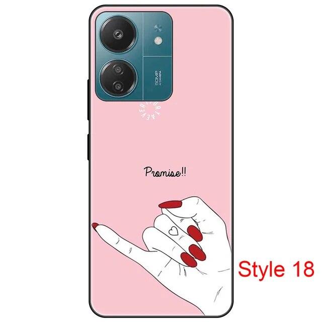 Чехол для Xiaomi Redmi 13C, роскошный черный силиконовый чехол из мягкого ТПУ 6,74 дюйма, чехол для Redmi13C, чехол Etui, бампер 23100RN82L Redmi 13C-Style 18
Чехол для Xiaomi Redmi 13C, роскошный черный силиконовый чехол из мягкого ТПУ 6,74 дюйма, чехол для Redmi13C, чехол Etui, бампер 23100RN82L Redmi 13C-Style 18