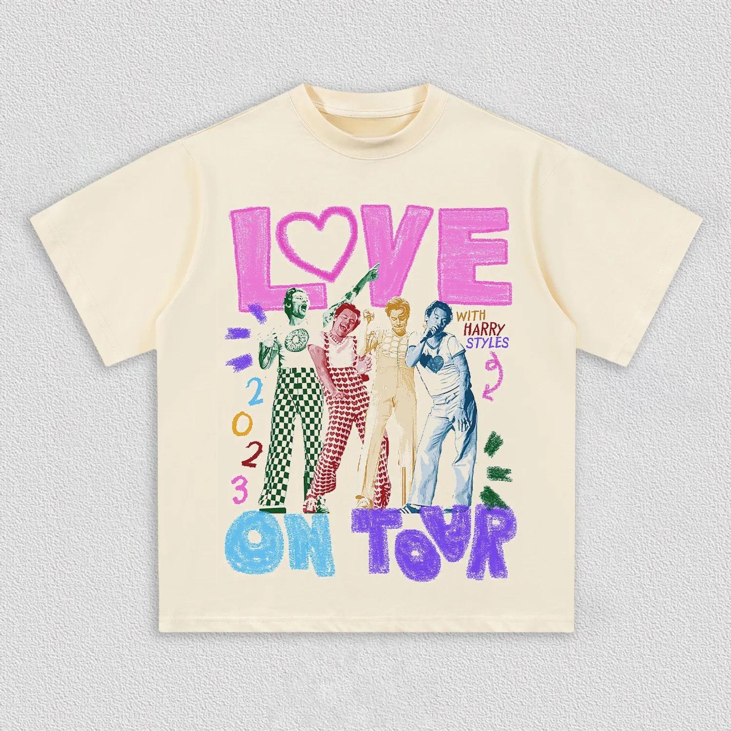 Harry Styles Love On Tour Graphic T-Shirt Men Women Pop Music Fan Casual Cotton Streetwear Tops S разноцветный
Harry Styles Love On Tour Graphic T-Shirt Men Women Pop Music Fan Casual Cotton Streetwear Tops S разноцветный