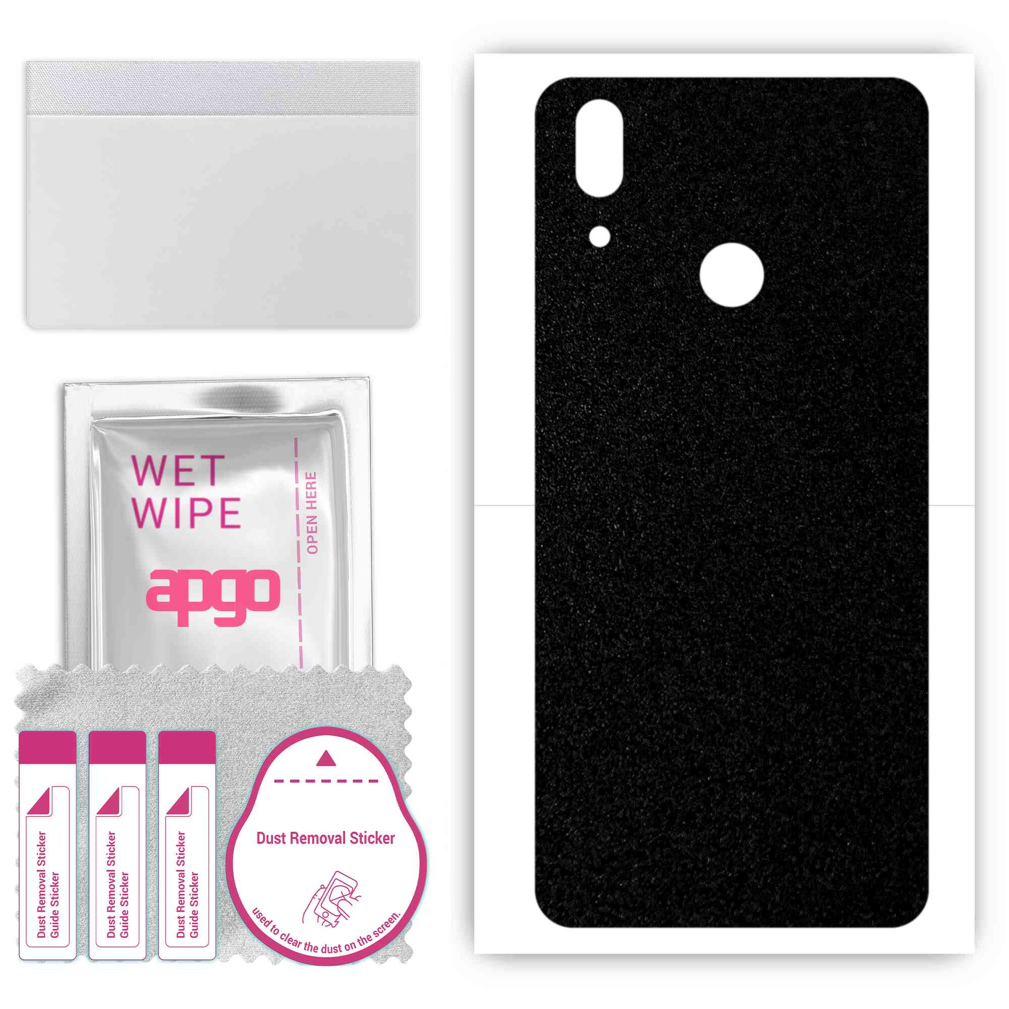 apgo Protective Skin Sticker for the back compatible with Lenovo S5 Pro GT, Wrap Film, Foil, Vinyl - Pattern Matte Black
apgo Protective Skin Sticker for the back compatible with Lenovo S5 Pro GT, Wrap Film, Foil, Vinyl - Pattern Matte Black