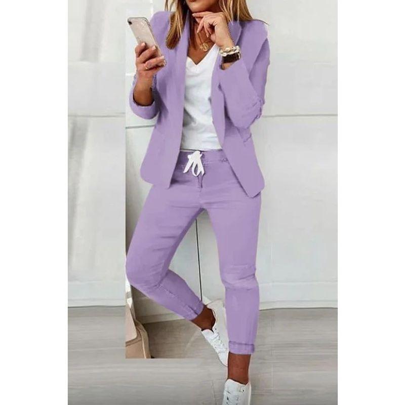 Костюм-двойка: пиджак и брюки, женский блейзер, брюки, комплект-двойка Purple XXL
Костюм-двойка: пиджак и брюки, женский блейзер, брюки, комплект-двойка Purple XXL