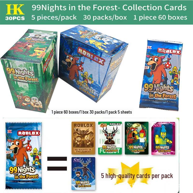 99 Nights in the Forest: Elk Monster Boy Card Set - Educational Toy for Kids One Box, 30 Packs, 150 Cards
99 Nights in the Forest: Elk Monster Boy Card Set - Educational Toy for Kids One Box, 30 Packs, 150 Cards