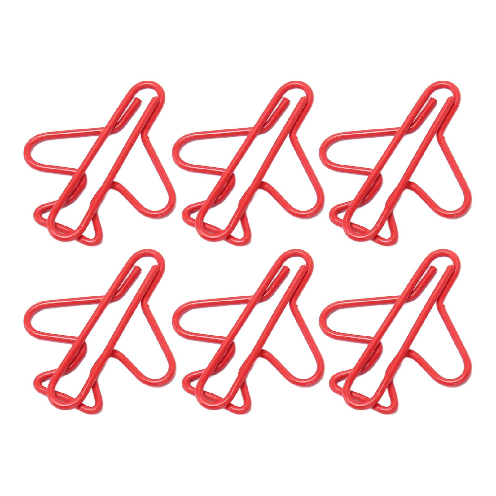 100pcs Airplane Shaped Paper Clips Rust Prevention Plating Process Cute Paper Clip for Scrapbooking Card Making
100pcs Airplane Shaped Paper Clips Rust Prevention Plating Process Cute Paper Clip for Scrapbooking Card Making