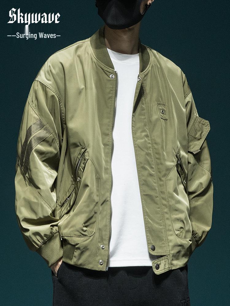 Men s Trendy American Flight Baseball Jacket - Autumn Loose Fit, Casual, Plus Size XL for 72-80kg зелений
Men s Trendy American Flight Baseball Jacket - Autumn Loose Fit, Casual, Plus Size XL for 72-80kg зелений