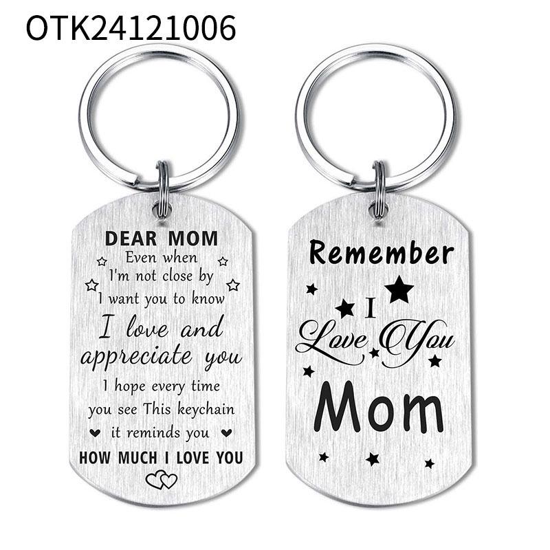 Handmade Stainless Steel Military Tag Keychain - Dad & Mom Pendant for Father’s & Mother’s Day
Handmade Stainless Steel Military Tag Keychain - Dad & Mom Pendant for Father’s & Mother’s Day