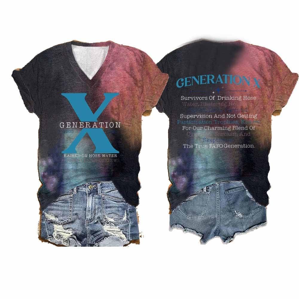 Creative English letters hot selling 3D digital printing women s V-neck slim fit comfortable T-shirt 4XL
Creative English letters hot selling 3D digital printing women s V-neck slim fit comfortable T-shirt 4XL